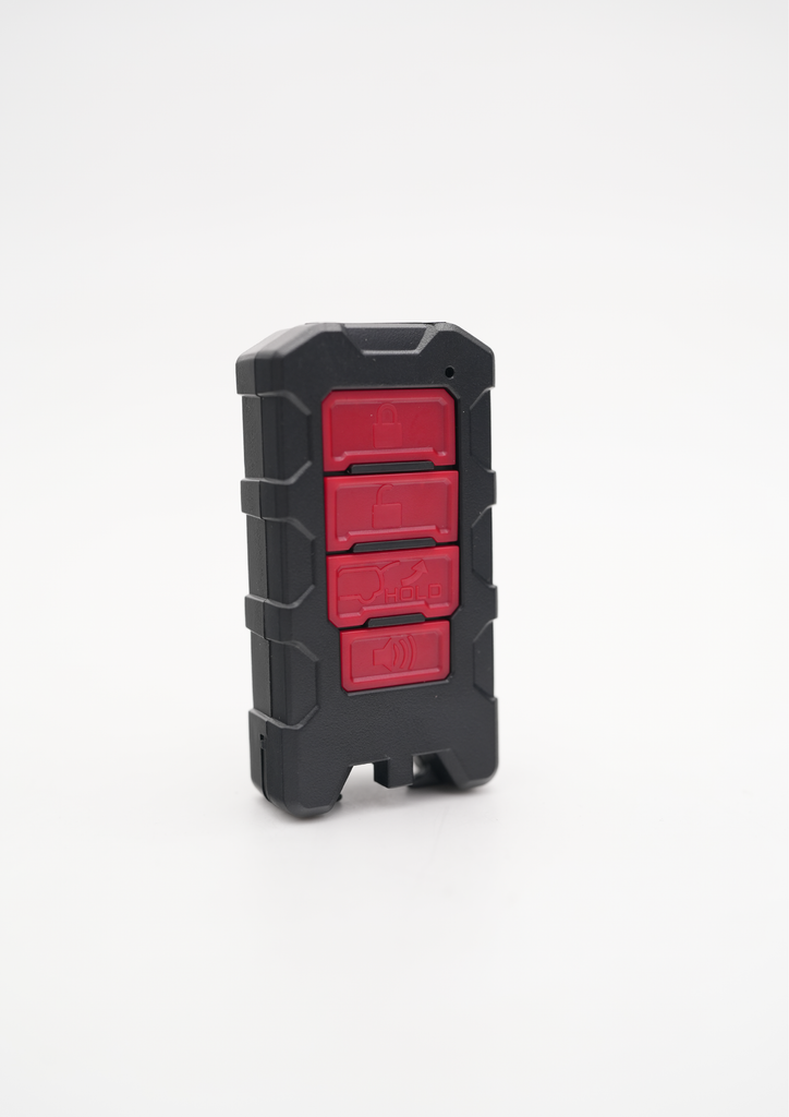 Minimalist Key Fob V3 - Red Buttons – MESO CUSTOMS LLC